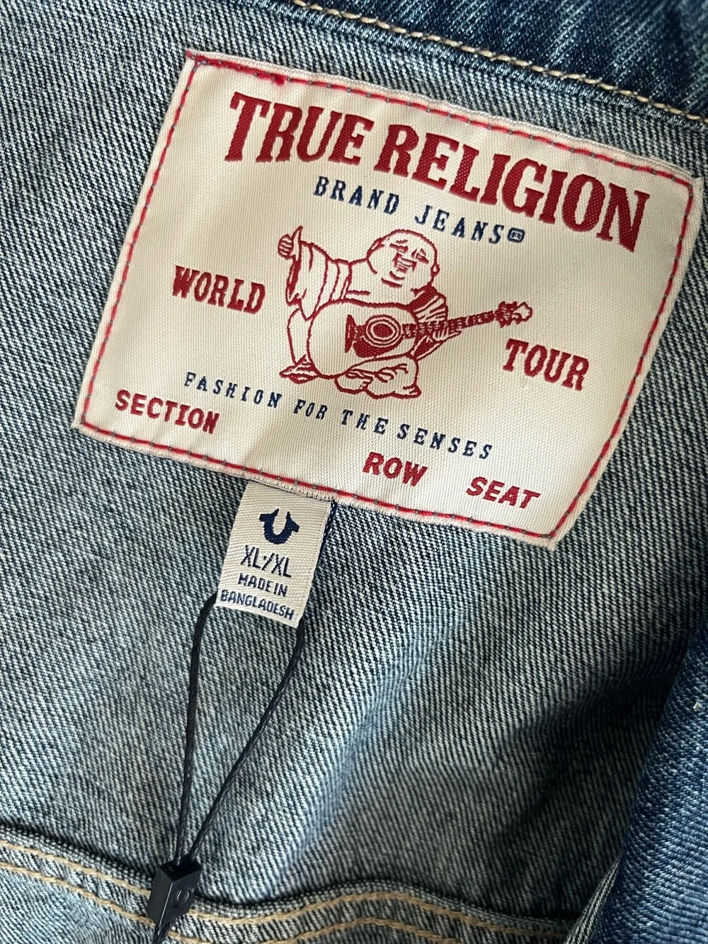 MEN’S NWT True Religion denim jacket Jesse Trucker XL